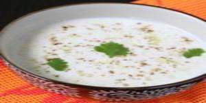 Green Chilli, Coriander Curd Pachadi (Denza)