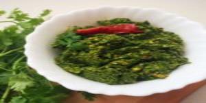 Fresh Coriander Leaves Chutney